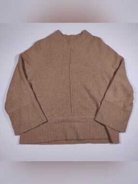Maeve Anthropologie Beige 100% Cashmere Oversized Sweater Size XS (~M Reg)